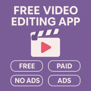 Free Video Editing App - FreePaidNoAdsAds